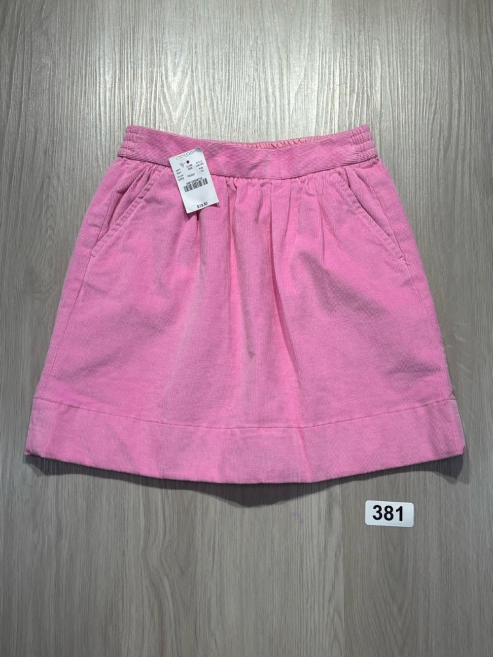 Crewcuts Pink Corduroy Girls A-Line Skirt